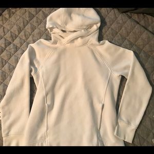 Lululemon fleece please pullover white size 6